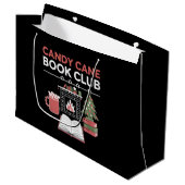 Bookish Christmas Candy Cane Book Club Bookish Groot Cadeauzakje (Voorkant Gekanteld)