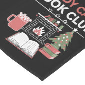 Bookish Christmas Candy Cane Book Club Bookish Korte Tafelloper (Hoek)