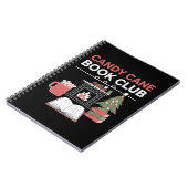 Bookish Christmas Candy Cane Book Club Bookish Notitieboek (Linkerzijde)