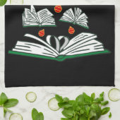 Bookish Christmas Tree III Theedoek (Gevouwen)