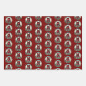 Bookish Christmas wrapping gift paper (Voorkant 2)