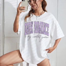 Bookish Dark Romance Sweatshirt, Gezellig Reader S T-shirt