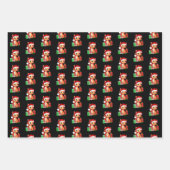 Bookish Dragon Christmas Wrapping paper gift wrap (Voorkant 3)