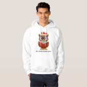 Bookish en Bright Christmas Book Lover Hoodie (Voorkant volledig)