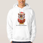 Bookish en Bright Christmas Book Lover Hoodie (Voorkant)