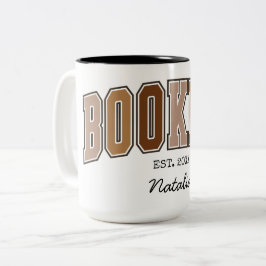 Bookish Est. 20XX Tweekleurige Koffiemok