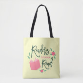 Bookish Floral Readers zullen lezen Tote Bag (Voorkant)