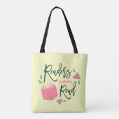 Bookish Floral Readers zullen lezen Tote Bag (Achterkant)