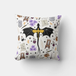 Bookish Fourth Wing Throw Cushion Kussen