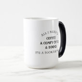 Bookish Gezegde Book Lover All I Need Coffee Mok (Voorkant rechts)