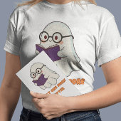 Bookish Ghost Halloween Cosy Reading Spirit Trui