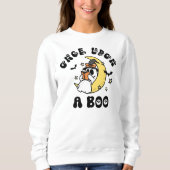 Bookish Ghost Once Upon A Book Halloween Trui (Voorkant)