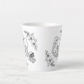 "Bookish Girl" Latte Mok (Voorkant)