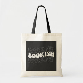 BOOKISH golvende retro Tote Bag