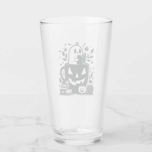 Bookish Halloween Glas (Achterkant)