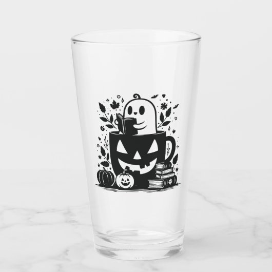 Bookish Halloween Glas (Voorkant)