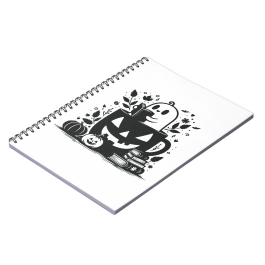Bookish Halloween Notitieboek (Linkerzijde)
