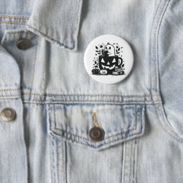 Bookish Halloween Ronde Button 5,7 Cm