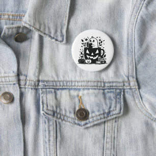 Bookish Halloween Ronde Button 5,7 Cm