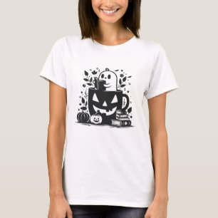 Bookish Halloween T-shirt