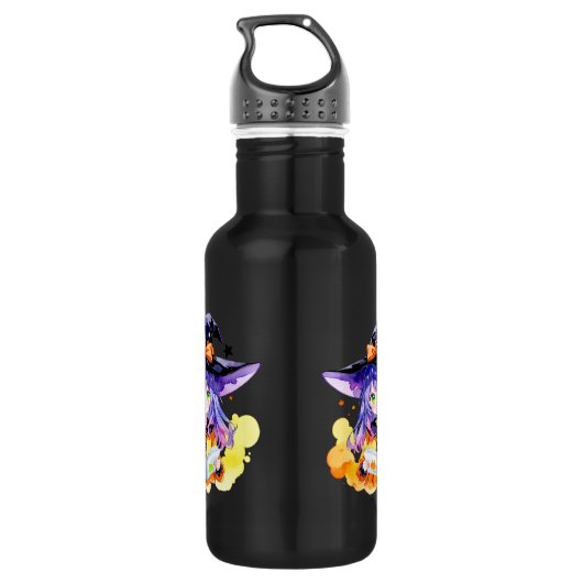 Bookish Halloween Waterfles (Achterkant)