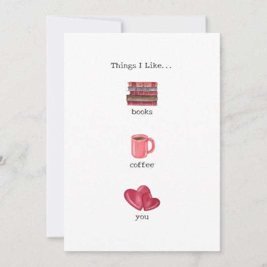 Bookish Liefde Jubileum Kaart (Voorkant)