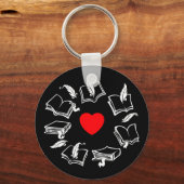 Bookish Love Sleutelhanger (Voorkant)