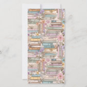 Bookish Reading List Tracker Flat Card (Achterkant)