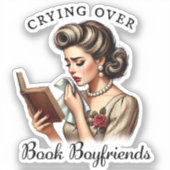  Bookish Retro Sticker (Voorkant)