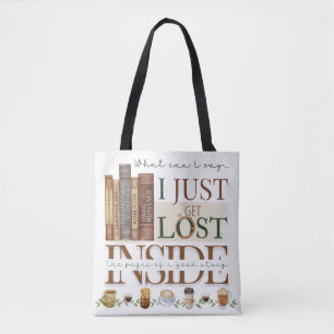Bookish Romance Boekenliefhebbers Canvas tas lezen