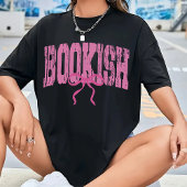Bookish  Roze Shirt – cadeau voor boekenliefhebber