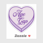 Bookish Snoep hart - Age Gap Sticker (Vel)