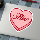 Bookish Snoep hart - Mine Sticker