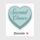 Bookish Snoep hart - Tweede kans Sticker (Vel)