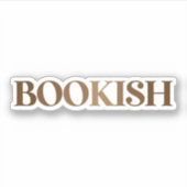 BOOKISH STICKER (Voorkant)