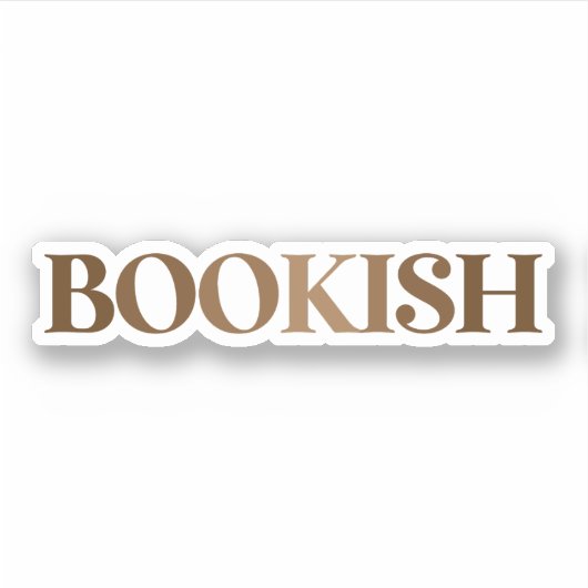 BOOKISH STICKER (Voorkant)