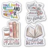 Bookish sticker Pack (Voorkant)
