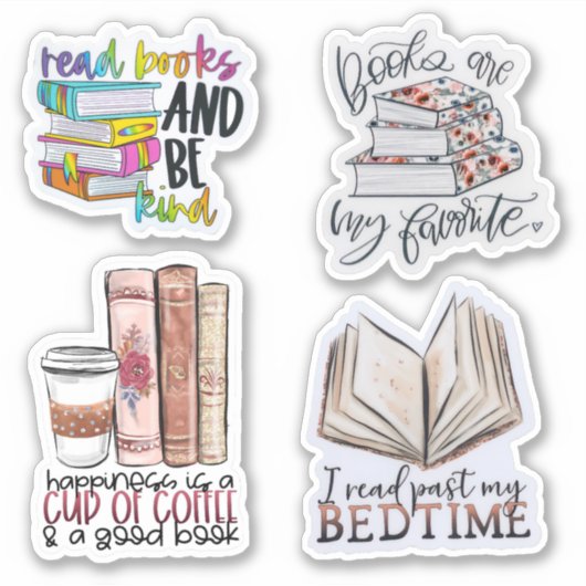 Bookish sticker Pack (Voorkant)