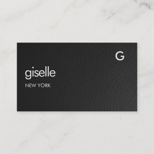 Bookkeeper Accountant CPA Faux Leather QR Code  Visitekaartje (Voorkant)