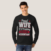 Bookkeeper Accounting Accountant Wife T-shirt (Voorkant volledig)