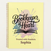Bookkeeper at Heart Gepersonaliseerd Planner (Voorkant)