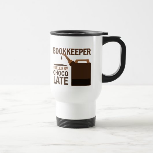 Bookkeeper Gift (grappig) Reisbeker (Rechts)