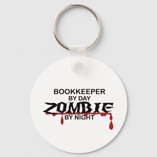 Bookkeeper Zombie Sleutelhanger (Voorkant)
