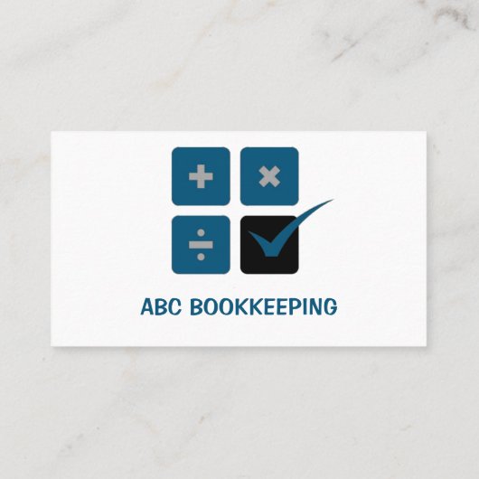 BOOKKEEPING - Diensten op het gebied van de vennoo Visitekaartje (Achterkant)