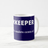 Bookkeeping Expert Funny Definition Mug Koffiemok (Voorkant rechts)