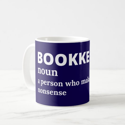 Bookkeeping Expert Funny Definition Mug Koffiemok (Voorkant links)