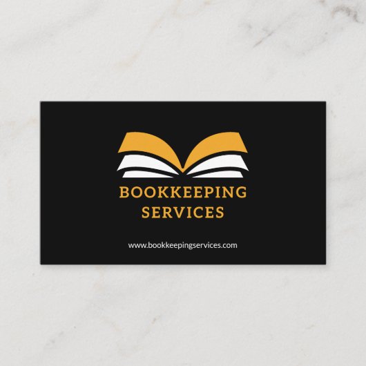 Bookkeeping Services Visitekaartje (Voorkant)