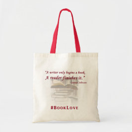 #BookLove boodschappentas Tote Bag