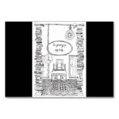 Booklover Book Weddenstabel / plaatskaart Kaart (Achterkant)