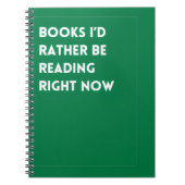 Booklover Notebook Notitieboek (Voorkant)